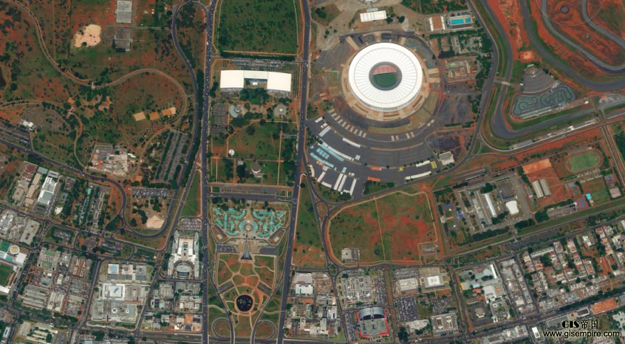 WorldView-4 captured this image of Brasilia on Jan. 11, 2017. Credit: DigitalGlobe